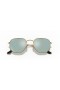 Ray-Ban RB3548N Sexkantiga Platt Linser XL (54 - 21) med Silver linser och Guld ram Solglasögon
