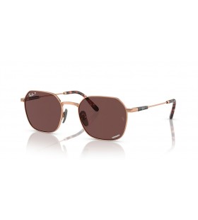 Ray-Ban RB8094 Jim Titan M (53 - 20) med Lila linser och Beige ram Solglasögon