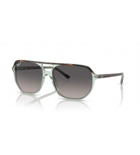 Ray-Ban RB2205 Bill One XL (60 - 16) med Grå linser och Brun ram Solglasögon