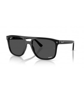 Ray-Ban RB2213CH Chromance XL (58 - 20) med Grå linser och Svart ram Solglasögon