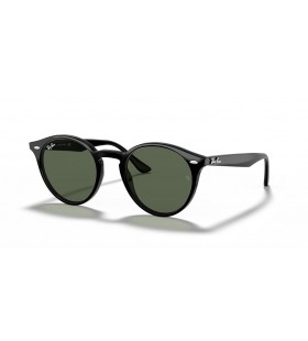 Ray-Ban RB2180F MKR (51 - 20) med GrÃ¶na linser och Svart ram SolglasÃ¶gon