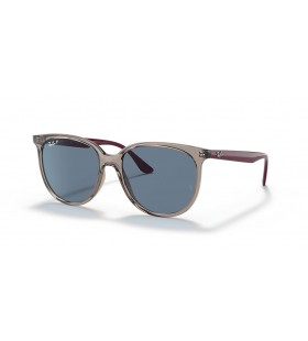 Ray-Ban RB4378 S (54 - 16) med Blå linser och Grå ram Solglasögon