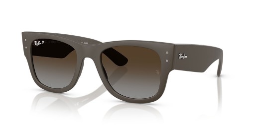 Ray - Ban RB4840S Mega Wayfarer Liteforce L (52-21) Kahverengi lensler ve Kahverengi çerçeve Güneş Gözlüğü