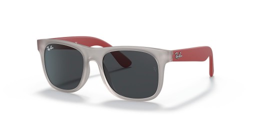 Ray-Ban RB9069S Justin Kids S (48-16) Gri lensli ve Gri çerçeveli Güneş Gözlüğü