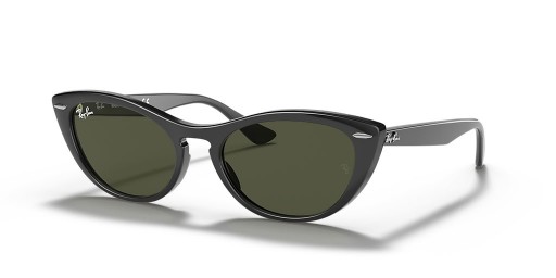 Ray - Ban RB4314N Nina M (54-18) Yeşil lensli ve Siyah çerçeveli güneş Gözlüklü