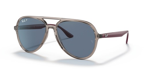 Ray - Ban RB4376 L (57-16) Mavi lensli ve Gri çerçeveli güneş Gözlüklü