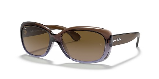 Ray - Ban RB4101 Jackie Ohh M (58-17) Kahverengi lensli ve Kahverengi çerçeveli güneş gözlüğü
