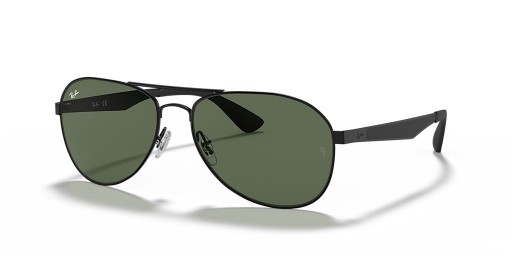 Ray - Ban RB3549 M (58-16) Yeşil lensli ve Siyah çerçeveli güneş Gözlüklü