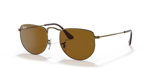 Ray - Ban RB3958 Elon XS (47-20) Kahverengi lensli ve Sarı çerçeveli güneş Gözlüklü