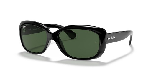 Ray - Ban RB4101 Jackie Ohh M (58-17) Yeşil lensli ve Siyah çerçeveli güneş Gözlüklü