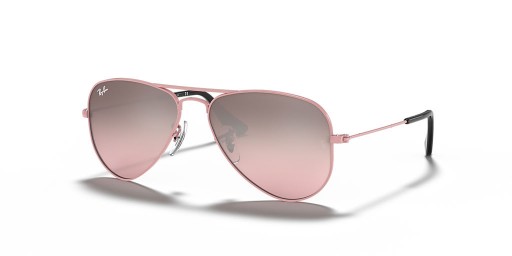 Ray - Ban RB9506S Aviator Kids M (50-13) Pembe lensli ve Pembe çerçeveli güneş Gözlüğü