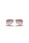 Ray - Ban RB9506S Aviator Kids M (50-13) Pembe lensli ve Pembe çerçeveli güneş Gözlüğü