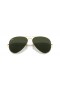 Ray - Ban RB3026 Aviator Büyük Metal II XXL (62-14) Yeşil lensler ve Altın çerçeve Güneş Gözlüğü