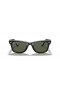 Ray-Ban RB2140F Orijinal Wayfarer Klasik L (52-22) Yeşil lensler ve Siyah çerçeve Güneş Gözlüğü
