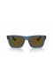 Ray-Ban RB4396 Warren Biyo Bazlı M (54-20) Kahverengi lensli ve Mavi çerçeveli güneş Gözlüklü