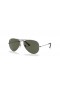 Ray - Ban RB3025 Aviator Classic XXL (62-14) Yeşil lensli ve Gri çerçeveli güneş Gözlüğü