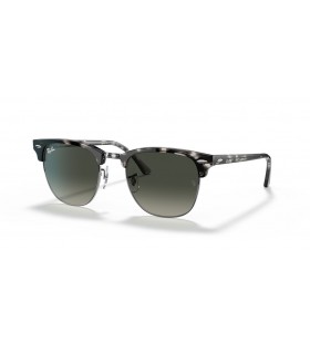 Ray-Ban RB3016 Clubmaster Fleck L (51 - 21) Gri lensli ve KaplumbaÄŸa Ã§erÃ§eveli gÃ¼neÅŸ GÃ¶zlÃ¼ÄŸÃ¼