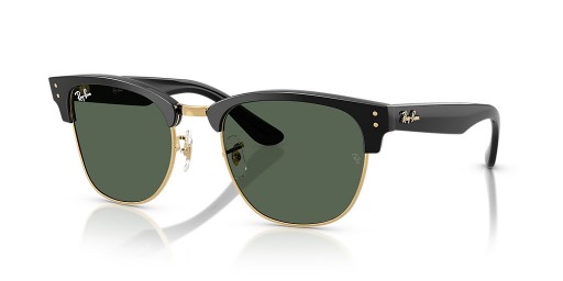 Ray-Ban RBR0504S Clubmaster Inversa L (54 - 21) con lentes de color Verde y Negro Gafas de sol de montura