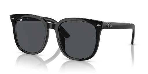 Ray-Ban RB4401D XXL (57 - 20) con Gris y lentes de marco Negro, Gafas de sol