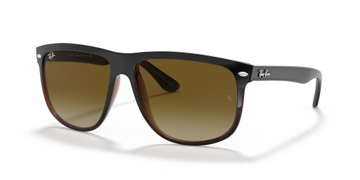 Ray-Ban RB4147 Novio L (60 - 15) con lentes Marrones y Negro Gafas de sol de montura
