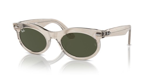 Ray-Ban RB2242 Caminante Oval Cambio L (53 - 22) con lentes de color Verde y Gris Gafas de sol de montura