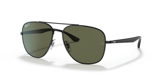 Ray-Ban RB3683 L (56 - 15) con lentes de color Verde y Negro Gafas de sol de montura