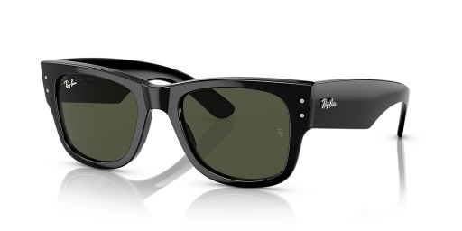 Ray-Ban RB0840S Mega Caminante M (51 - 21) con lentes de color Verde y Negro Gafas de sol de montura