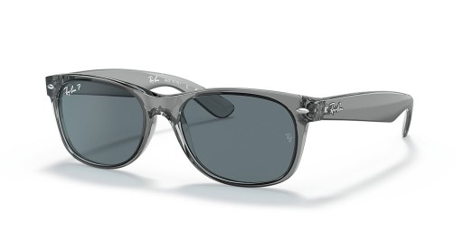 Ray-Ban RB2132 Nuevo Wayfarer Classic M (55 - 18) con lentes Azules y Gris Gafas de sol de montura