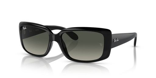 Ray-Ban RB4389 S (55 - 17) con Gris y lentes de marco Negro, Gafas de sol