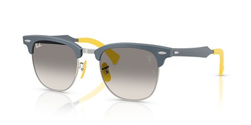 Ray-Ban RB3807M de la Scuderia Ferrari de Colección L (51 - 21) con Gris lentes y Gafas de sol de montura Azul