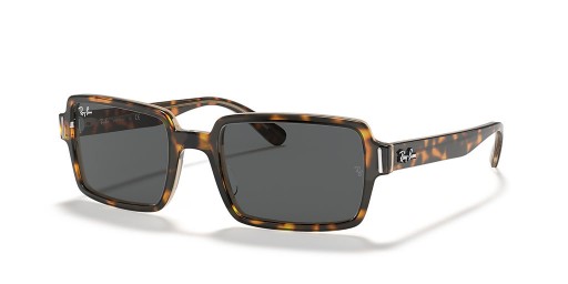 Ray-Ban RB2189 Benji M (52 - 20) con Gris y lentes de Tortuga Gafas de sol de montura