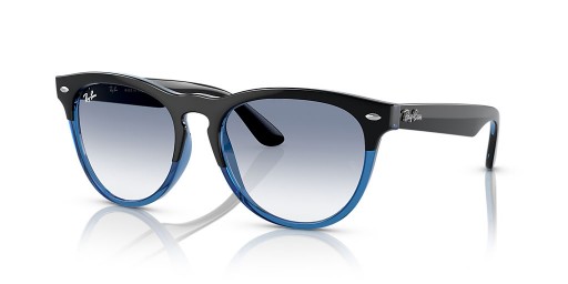 Ray-Ban RB4471 Iris L (54 - 18) con lentes Azules y Negro Gafas de sol de montura
