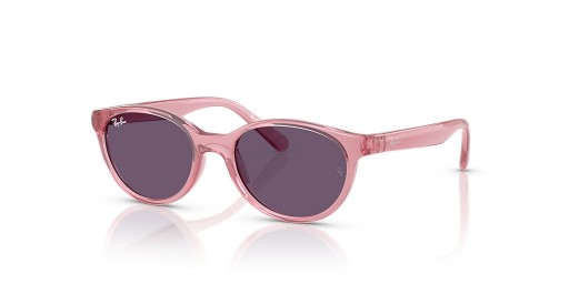 Ray-Ban RB9080S Niños Bio-S (45 - 16) con Violeta de lentes y Gafas de sol de montura Rosa