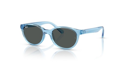 Ray-Ban RB9080S Niños Bio-S (45 - 16) con Gris lentes y Gafas de sol de montura Azul