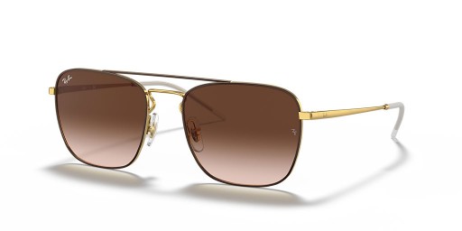 Ray-Ban RB3588 L (55 - 19) con lentes Marrones y Marrones Gafas de sol de montura