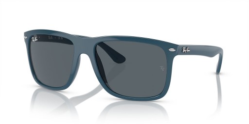 Ray-Ban RB4547 Novio Dos XL (60 - 18) con lentes Azules y Azul Gafas de sol de montura