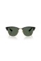 Ray-Ban RBR0504S Clubmaster Inversa L (54 - 21) con lentes de color Verde y Negro Gafas de sol de montura