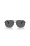Ray-Ban RB3796 L (59 - 15) con Gris y lentes de marco Negro, Gafas de sol