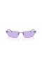 Ray-Ban RB3731 Anh Bio-XL (66 - 15) con Violeta de lentes y Gafas de sol de montura de Plata