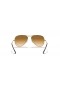 Ray-Ban RB3025 Aviator Gradiente XXL (62 - 14) con lentes Marrones y Gafas de sol de montura de Oro
