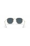Ray-Ban RB3548N Hexagonal Plana Lentes M (51 - 21) con lentes Azules y Gafas de sol de montura de Oro
