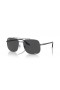 Ray-Ban RB3699 M (56 - 18) con Gris lentes y Gafas de sol de montura de Plata