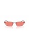 Ray-Ban RB3731 Anh Bio-XL (66 - 15) con lentes de color Rosa y Plata Gafas de sol de montura
