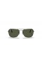 Ray-Ban RB3136 Caravan L (55 - 15) con lentes de color Verde y Plata Gafas de sol de montura