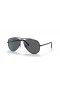 Ray-Ban RB3625 Nuevo Aviador XXL (62 - 14) con Gris y lentes de marco Negro, Gafas de sol