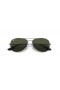 Ray-Ban RB3362 Cockpit XL (59 - 14) con lentes de color Verde y Plata Gafas de sol de montura