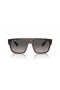 Ray-Ban RB0360S Vagabundo XL (57 - 20) con Gris y lentes de Tortuga Gafas de sol de montura
