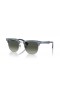 Ray-Ban RB3507 Clubmaster Aluminio L (51 - 21) con Gris lentes y Gafas de sol de montura Azul