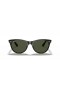 Ray-Ban RB2185 Wayfarer II Clásica de L (55 - 18) con lentes de color Verde y la Tortuga Gafas de sol de montura