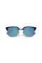 Ray-Ban RB4416 Nueva Clubmaster L (51 - 20) con Gris y lentes de marco Negro, Gafas de sol